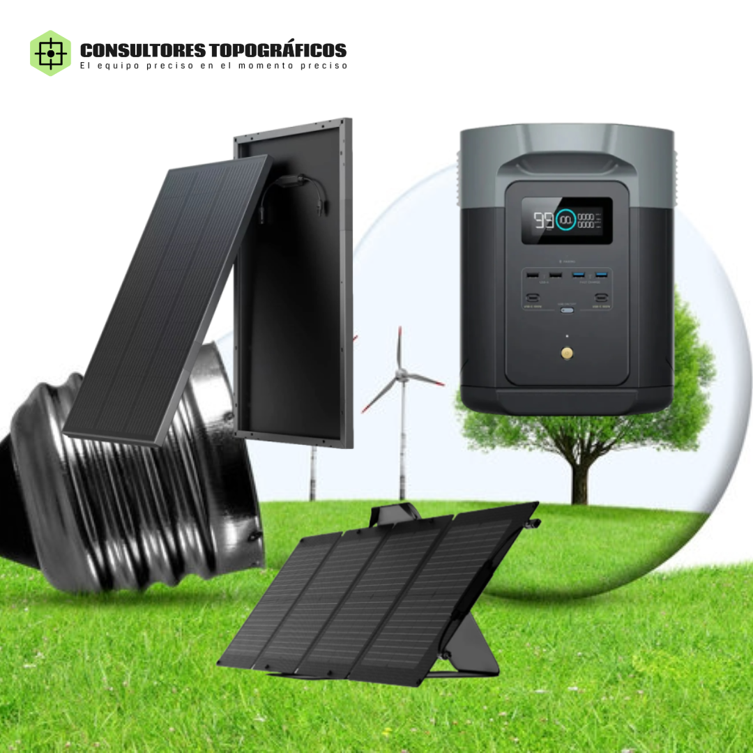 ECOFLOW 100W Panel solar portátil
