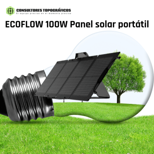 ECOFLOW 100W Panel solar portátil