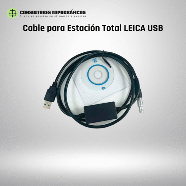 Cable para Estación Total LEICA USB